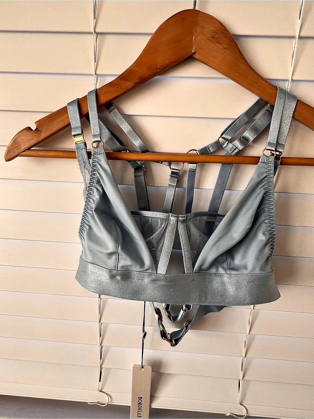 NWT BORDELLE Vero Soft Cup Bra / M / dusty blue